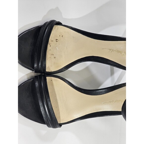 DMS Women's 35.5 5.5 Phillip Lim Black Leather Mirtini Heels Ankle Strap Pumps - Picture 9 of 12